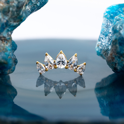 Накрутка Дама золото 1.2 мм